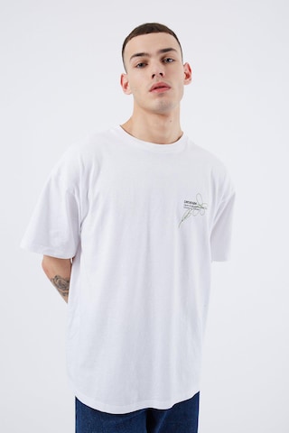 Dr. Denim T-Shirt 'Trooper' in Weiß: predná strana