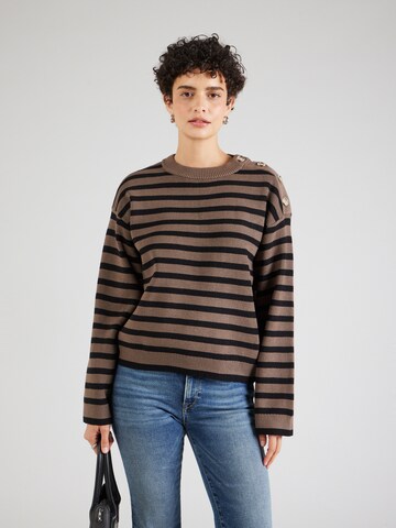 OBJECT Sweater 'Elly' in Brown: front