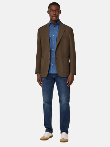 Boggi Milano Slim fit Colbert in Bruin