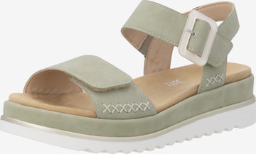 Sandalo di REMONTE in verde: frontale