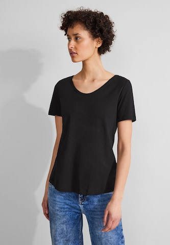 STREET ONE Shirt in Zwart