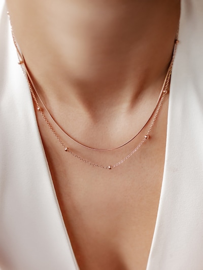 Hey Happiness Necklace 'Bobble' in Rose gold, Item view