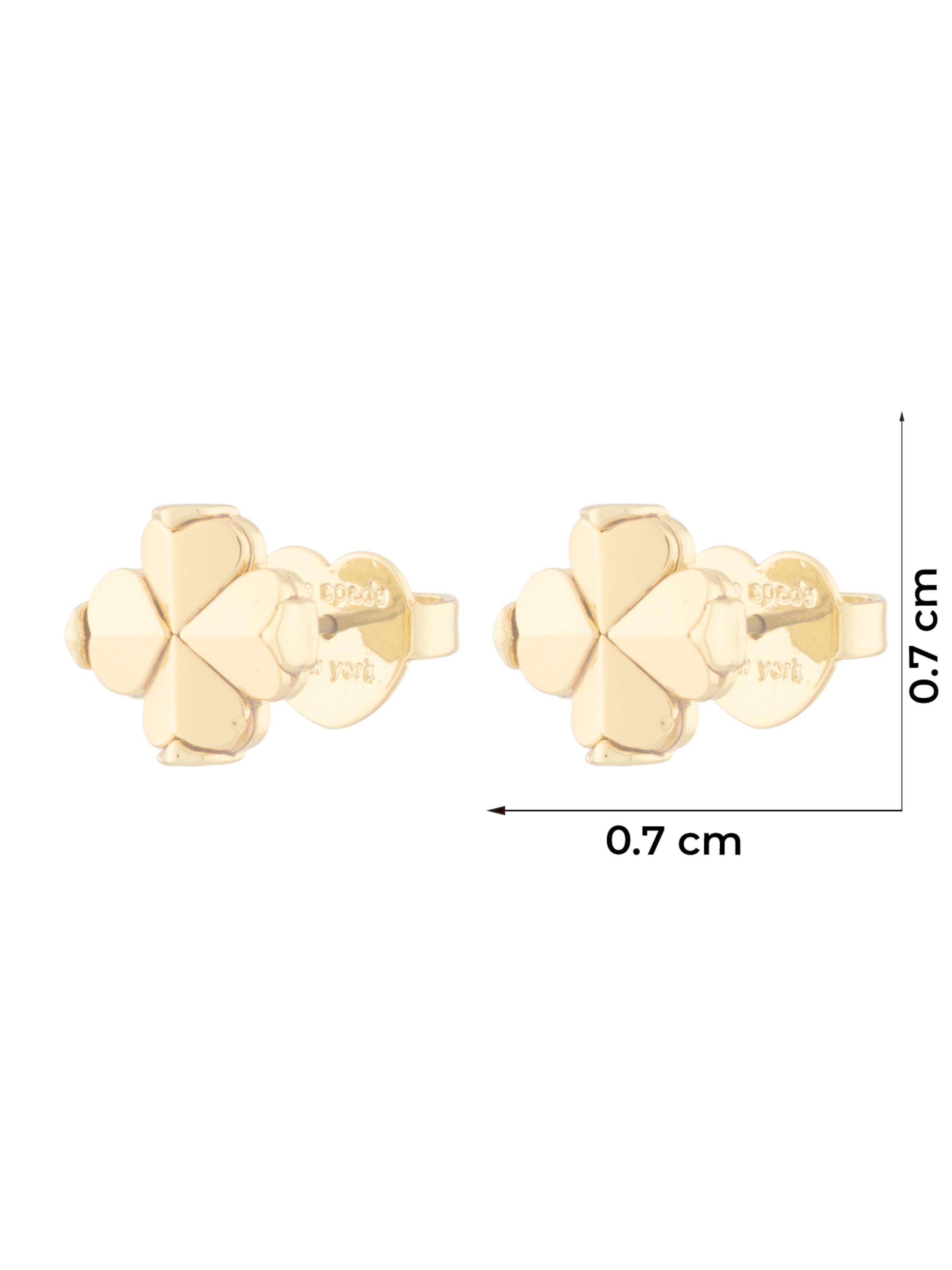 Boucles d'oreilles Kate Spade en or