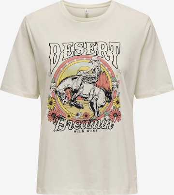ONLY Shirt in Beige: voorkant