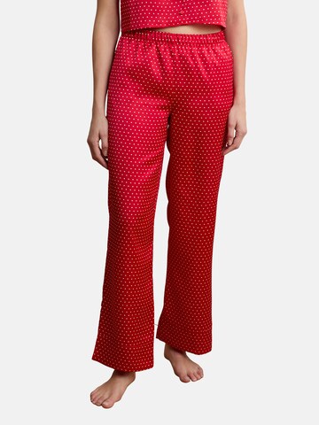 Pantaloncini da pigiama 'Mon Coeur' di ETAM in rosso: frontale