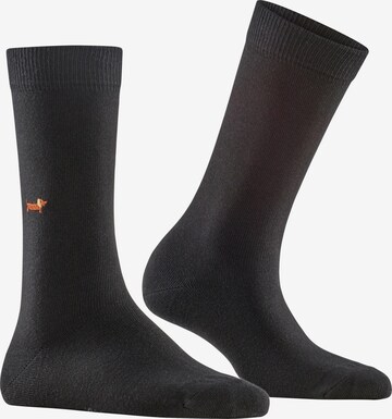 BURLINGTON Socken 'Brit Style' in Schwarz: Vorderseite