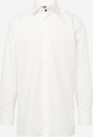 OLYMP Regular fit Button Up Shirt 'Luxor' in White: front