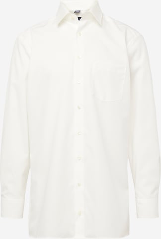 Chemise 'Luxor' OLYMP en blanc : devant