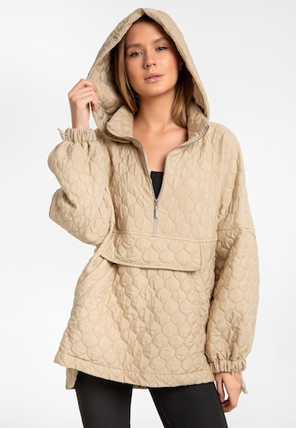 Jimmy Sanders Übergangsjacke in Beige: Vorderseite