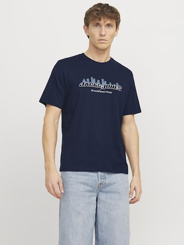 JACK & JONES Shirt in Blue: front