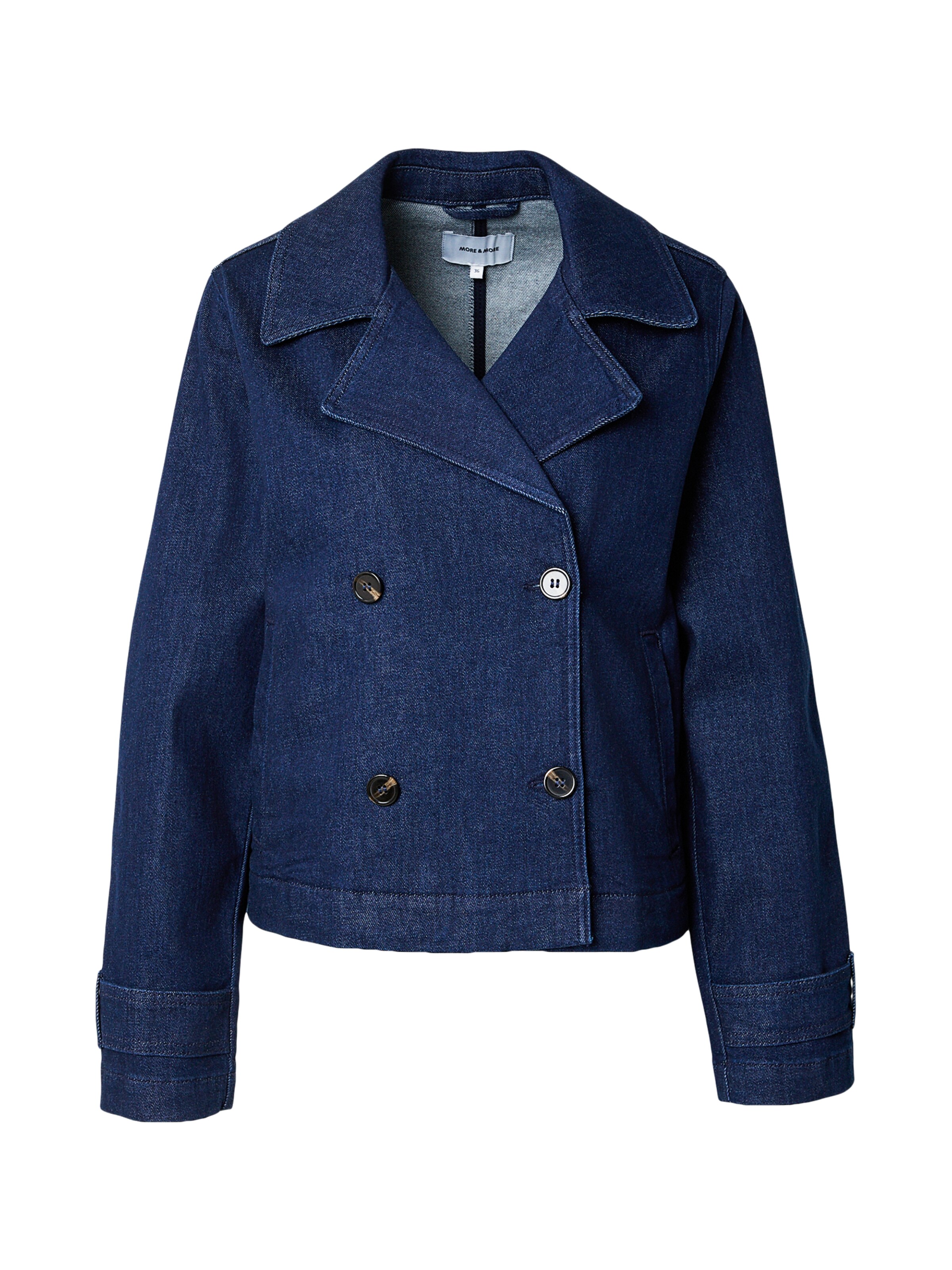 MORE & MORE Tussenmantel in Blauw: voorkant