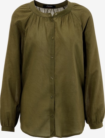 Aniston CASUAL Bluse in Grün: Vorderseite