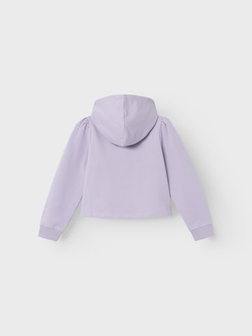 NAME IT Sweatjacke 'Dakeline' in Lila