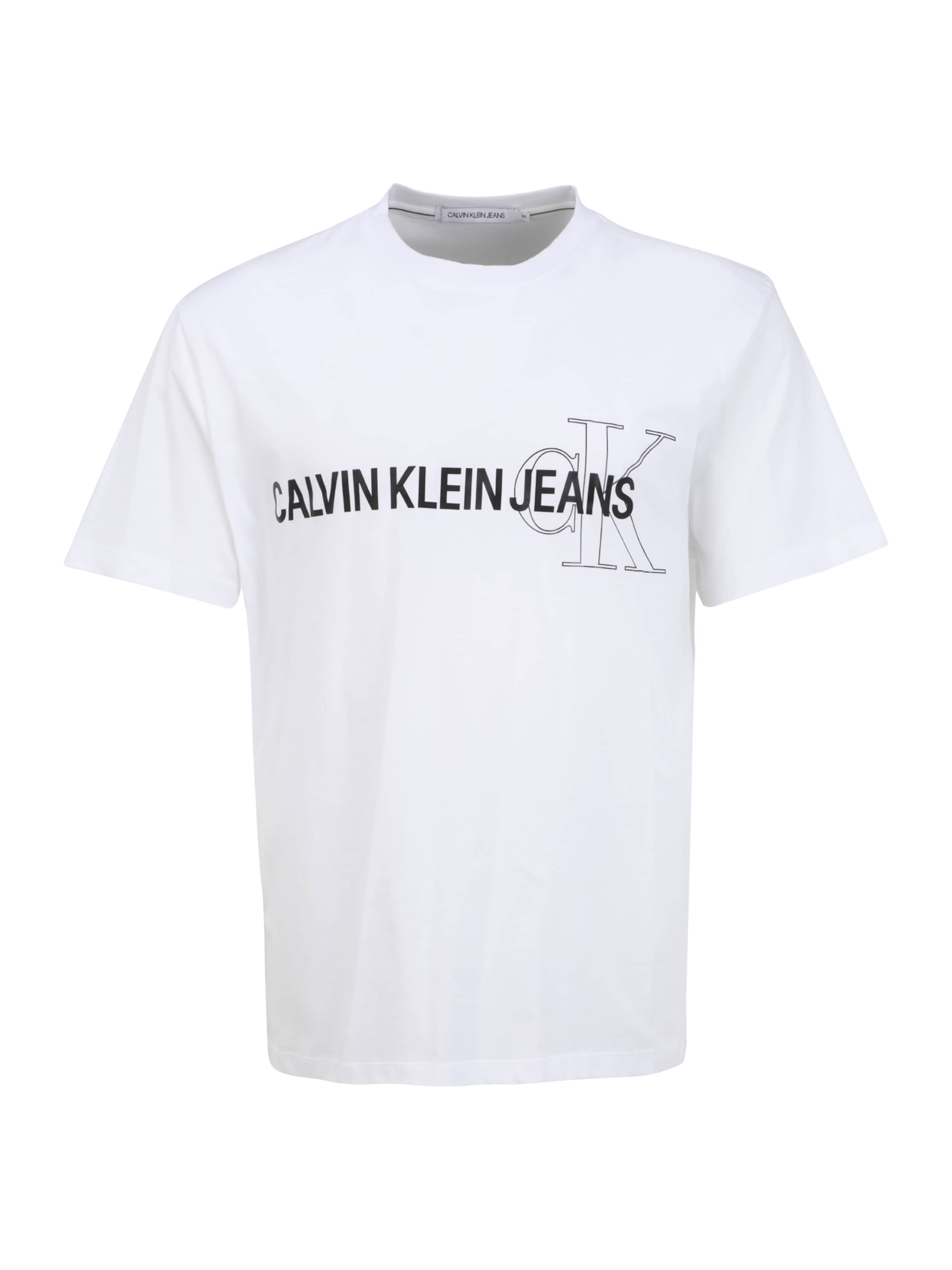 Più sostenibile Uomo Calvin Klein Jeans Maglietta in Bianco 