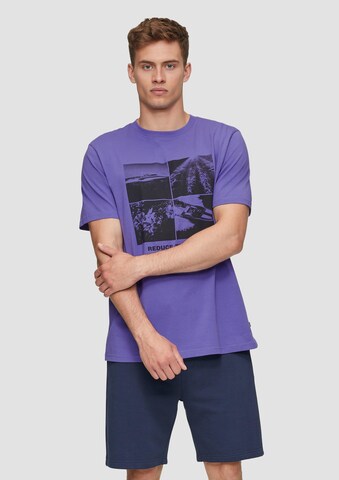 QS Shirt in Lila: Vorderseite