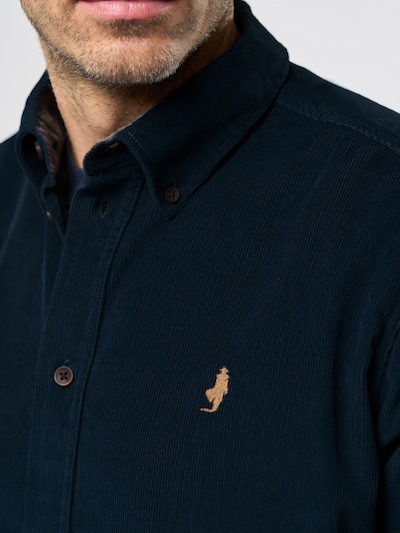 MCS Button Up Shirt 'MCJames' in Marine blue, Item view