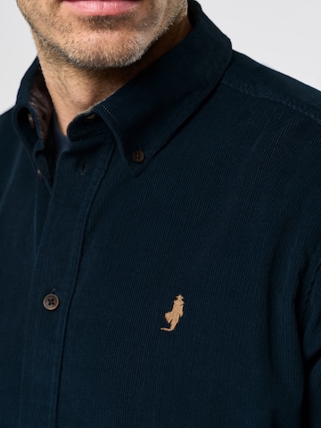 MCS Regular fit Overhemd 'James ' in Blauw