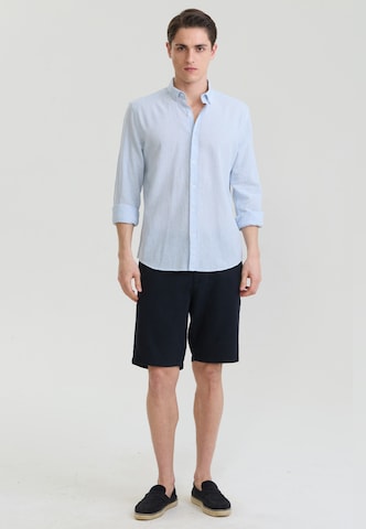 Felix Hardy Regular fit Zakelijk overhemd in Blauw