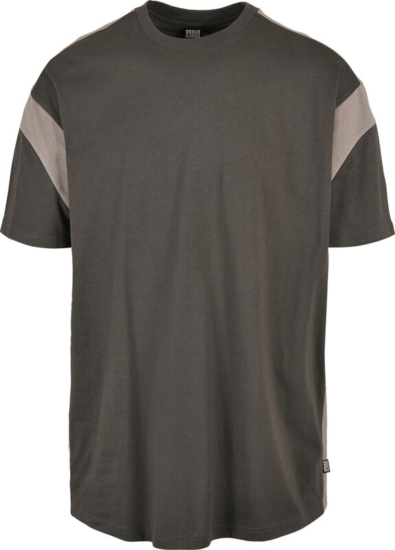 Urban Classics T-Shirt in Hellgrau Dunkelgrau Urban Classics T-Shirt in Hellgrau Dunkelgrau