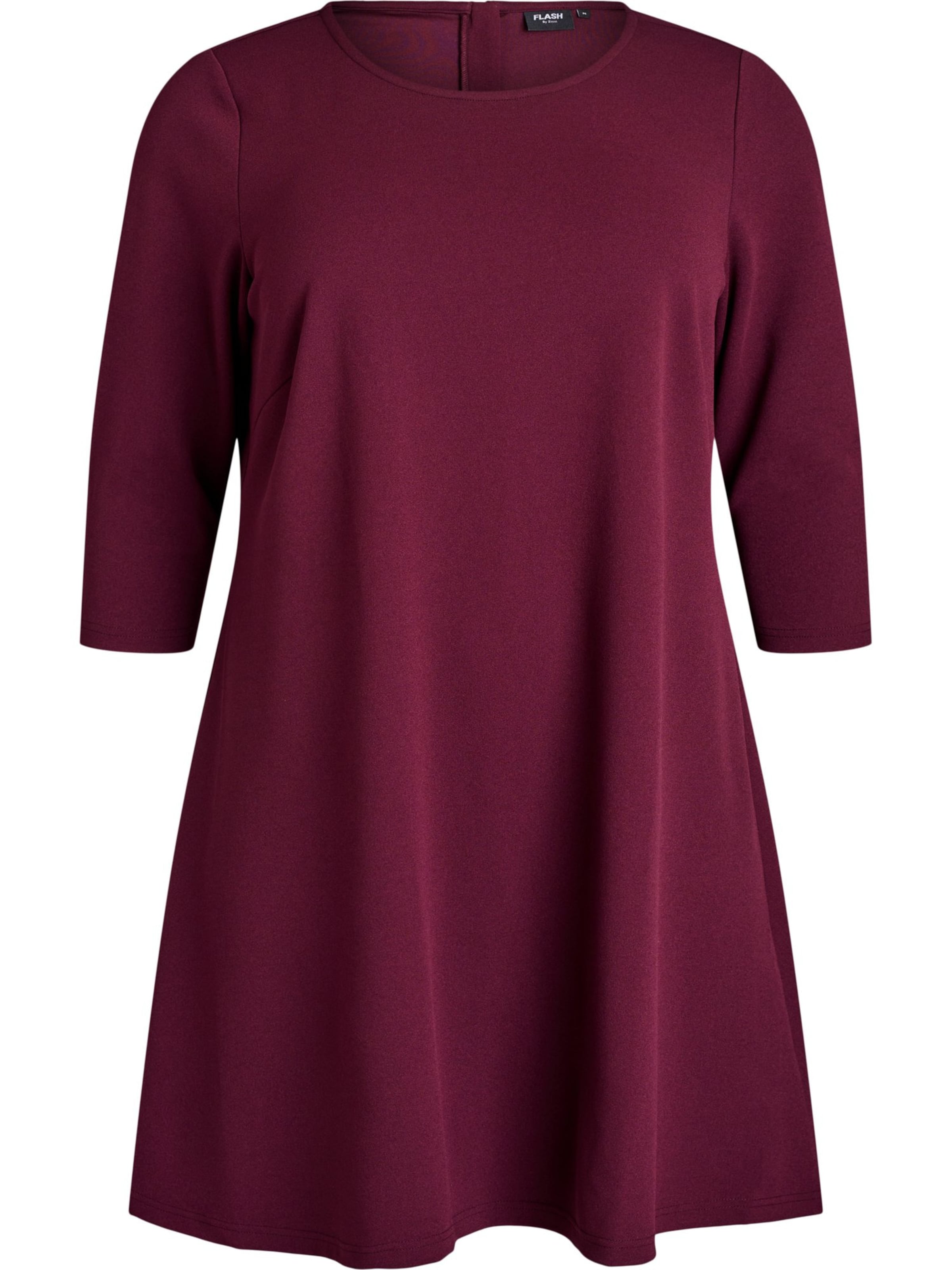 Robe 'Flella' Flash by Zizzi en rouge : devant