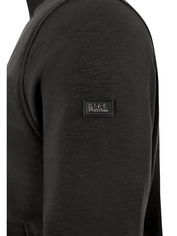 Karl Lagerfeld Fleece Jacket in Black