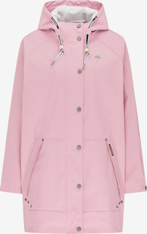 Manteau fonctionnel Schmuddelwedda en rose : devant