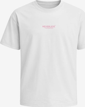 Neverless Shirt 'Kirschblüten' in White: front