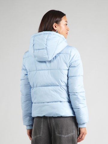 PIECES Winter Jacket 'PCBEE' in Blue