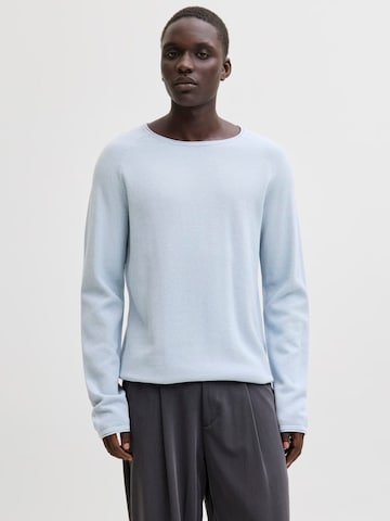 JACK & JONES Trui 'HILL' in Blauw: voorkant