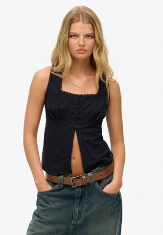 Haut Superdry en noir : devant