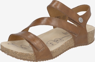 JOSEF SEIBEL Sandals 'Tonga' in Brown: front