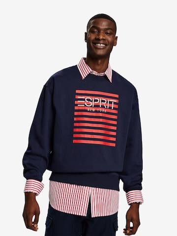 ESPRIT Sweatshirt i blå: framsida