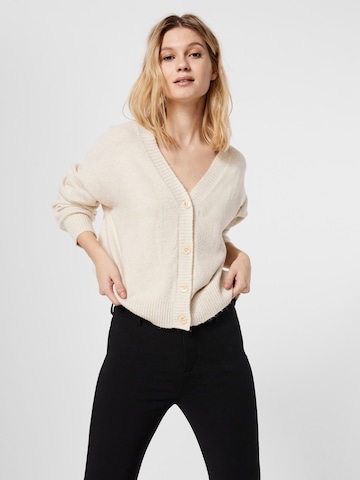 VERO MODA Kardigán 'Doffy' - Béžová: predná strana