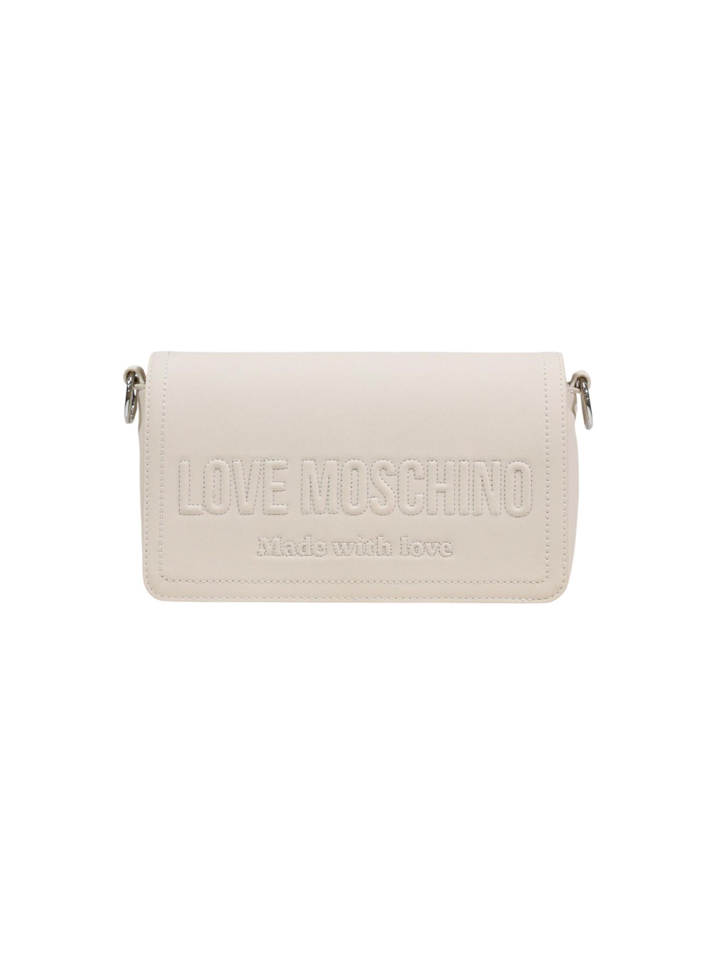 Sac bandoulière 'PU GRS JC4046PP1' Love Moschino en beige : devant