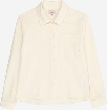 ONLY GIRLS - Blusa 'KOGThyra' en beige: frente