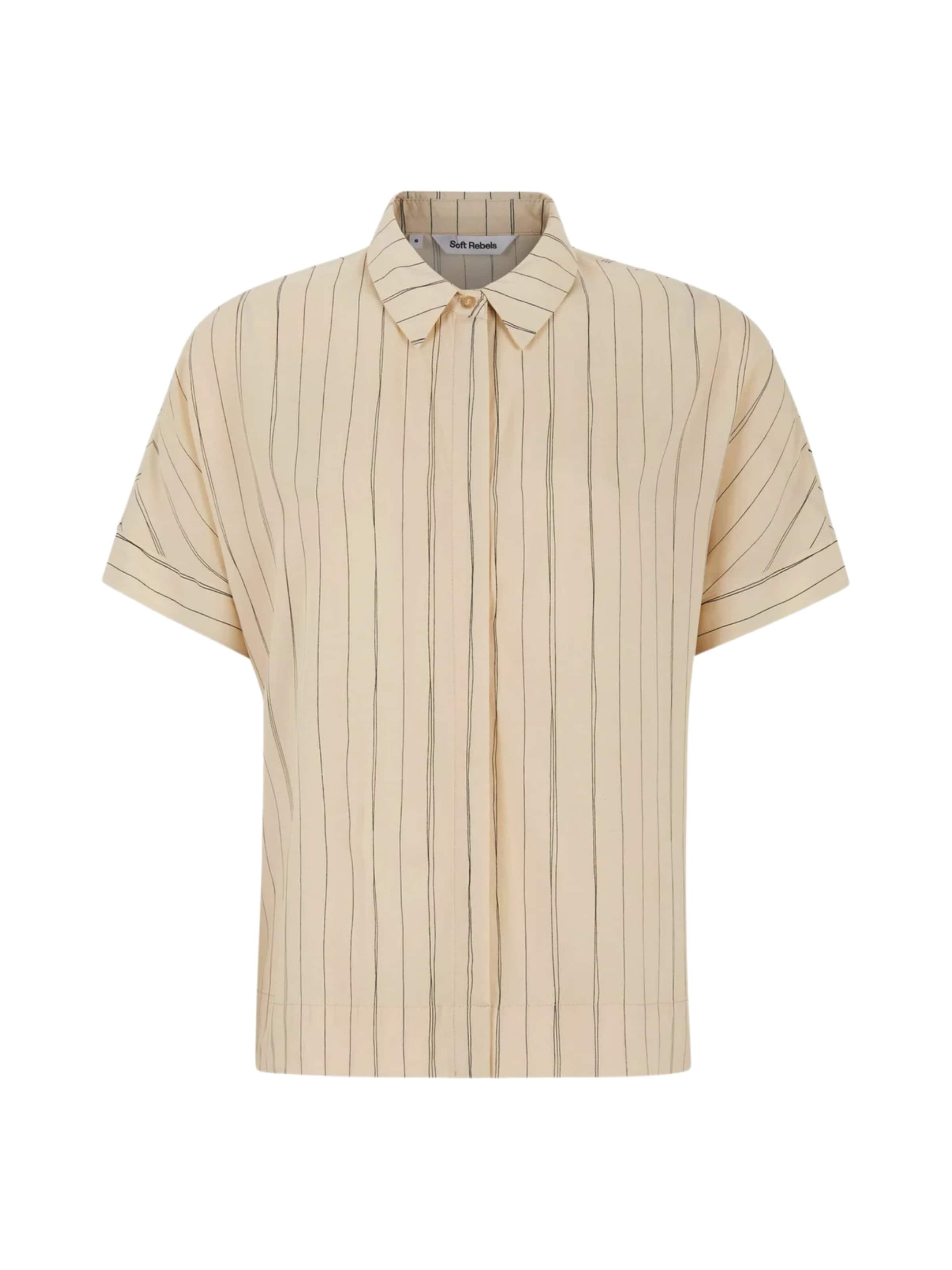 T-shirt ' SRMargot ' Soft Rebels en beige : devant