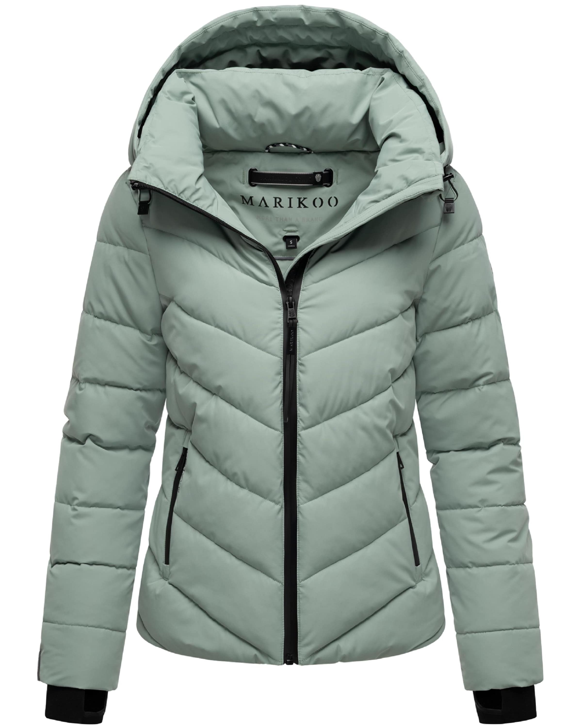 Giacca invernale di MARIKOO in verde: frontale
