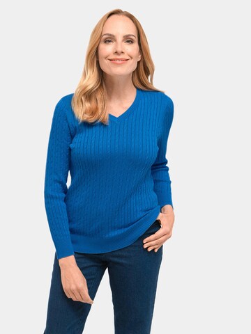 Pull-over Goldner en bleu : devant