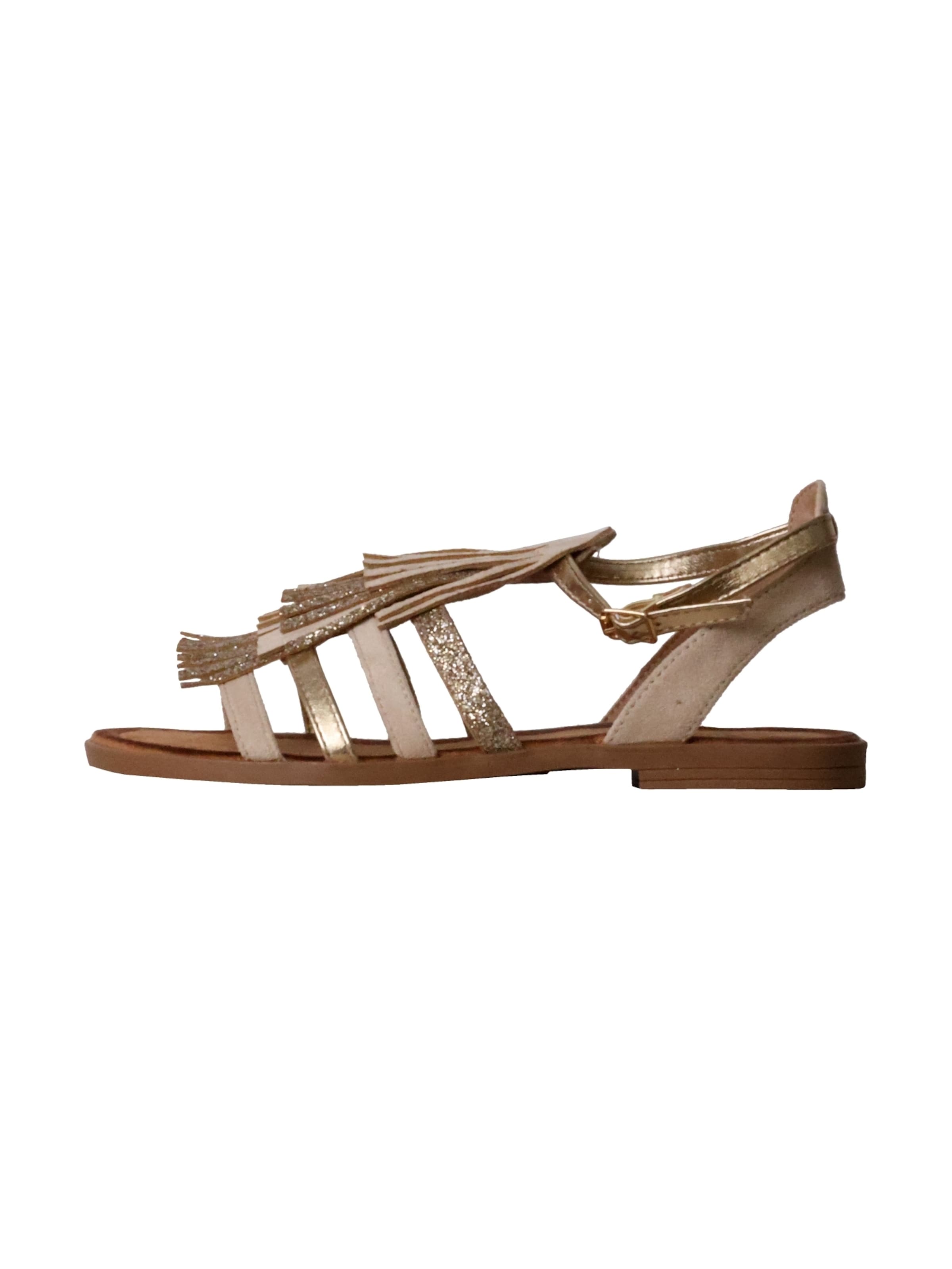 Super Mode - Sandalias en beige: frente
