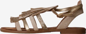 Super Mode - Sandalias en beige: frente