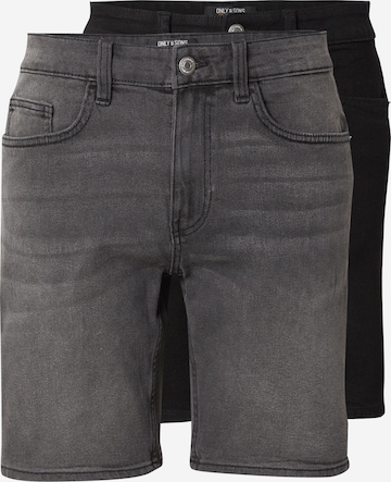 Jeans 'ONSWEFT' di Only & Sons in grigio: frontale