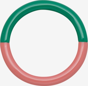 Lulu Copenhagen Ring 'ENAMEL' in Green: front