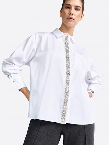 Chemisier Rich & Royal en blanc : devant