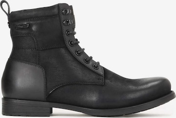 Kazar Lace-Up Boots in Black