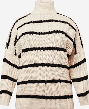 Z-One Sweater 'Mu44riel' in Beige: front