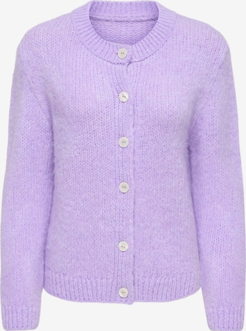 JDY Knit cardigan 'Dinea' in Purple: front