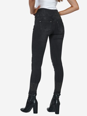 Skinny Jeans de la KOROSHI pe negru