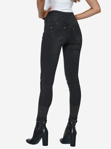 KOROSHI Skinny Jeans i svart