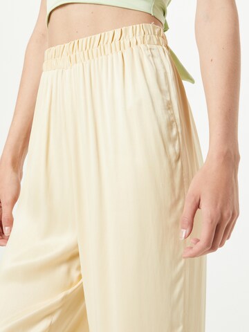 River Island Wide leg Παντελόνι σε κίτρινο