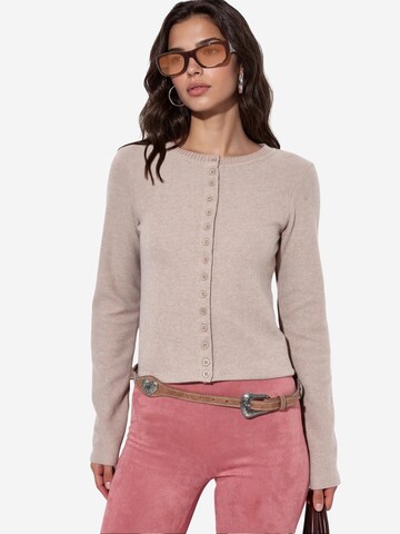 Cardigan Busem en beige : devant